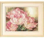 (image for) Gold Collection Tulip Trio Counted Cross Stitch Kit